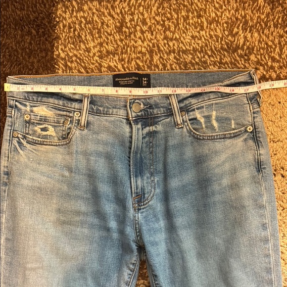 Abercrombie & Fitch Blue Skinny Jeans Classic Style - Picture 10 of 14